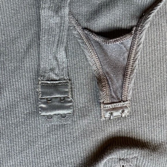 OW INTIMATES SCANDINAVIA BLACK LONG SLEEVE BOBY SUIT. Size Large. - Picture 5 of 8